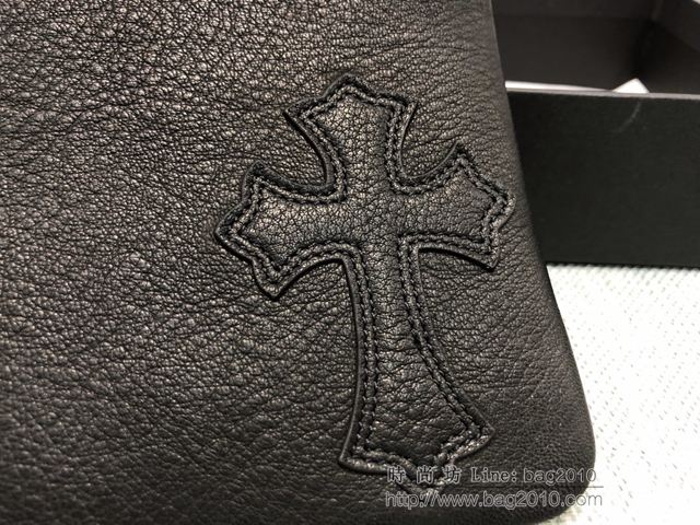 chrome hearts包 克羅心零錢包 進口小牛皮 S925純銀 克羅心小錢包  gjc1954